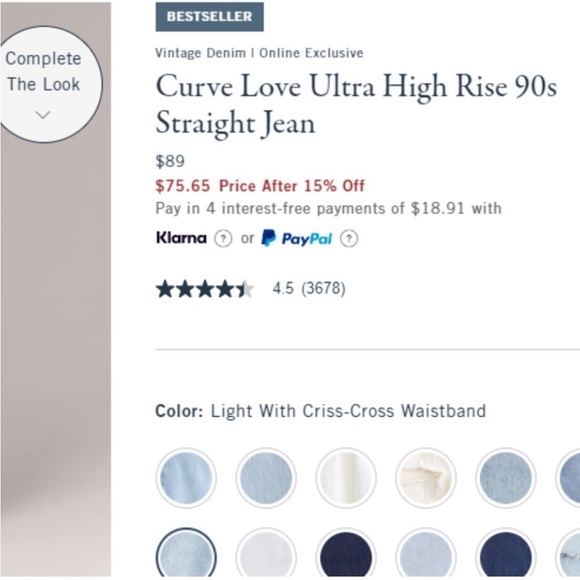 Abercrombie Curve Love 90s straight ultra high rise jeans - Picture 5 of 5